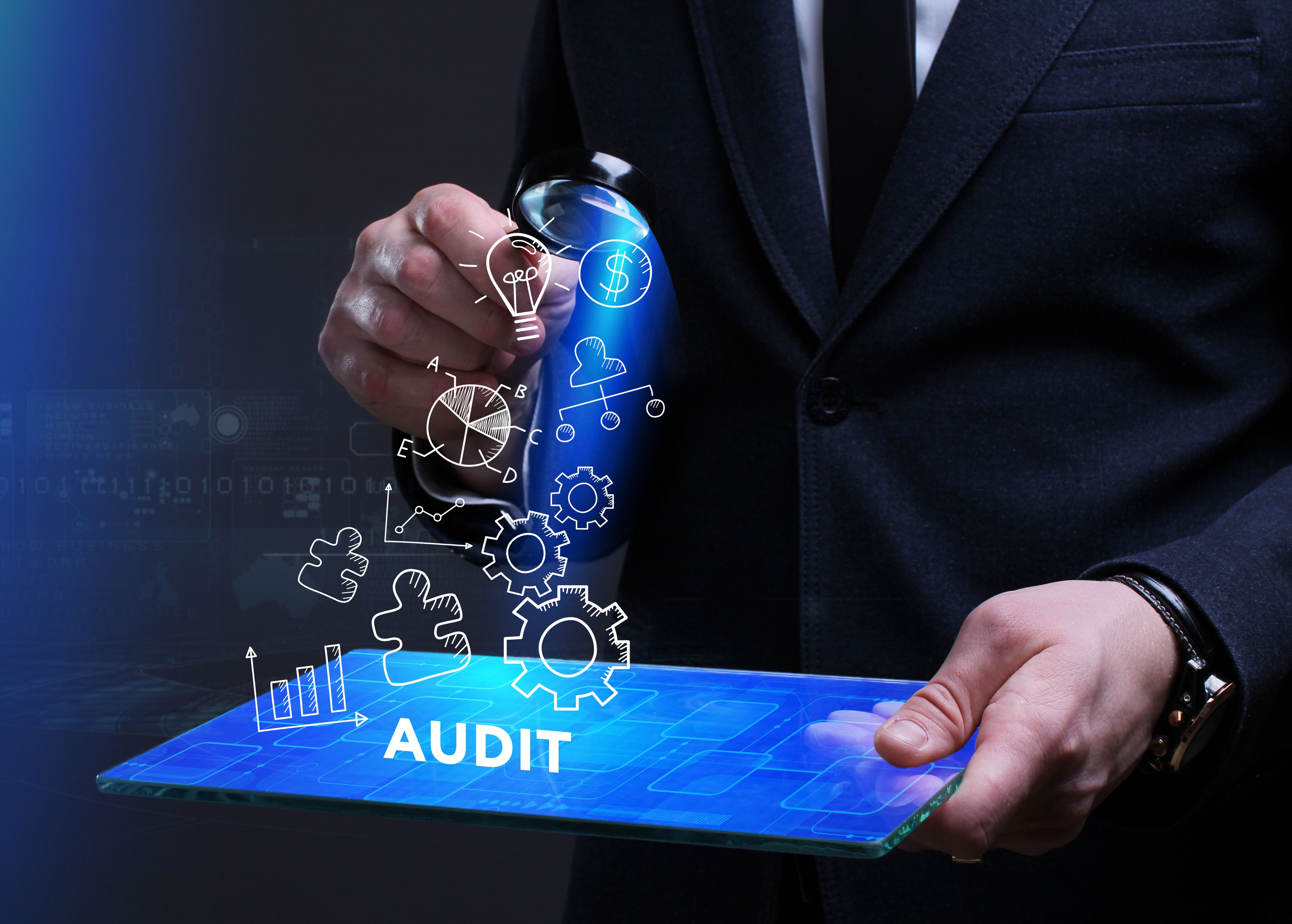 Visual representation of a GRC audit findings  image