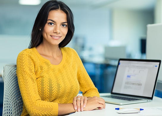 Woman learning about the Five C’s of Credit